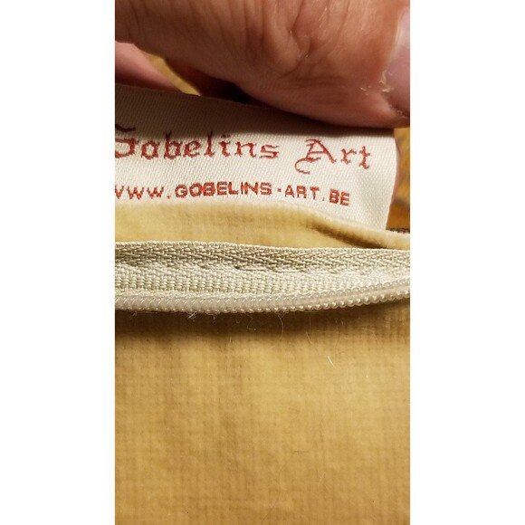 Vintage Gobelins art Brussel Pillow - Picture 9 of 10